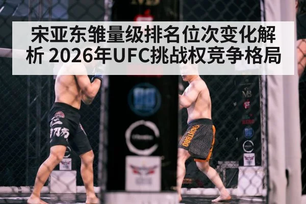 宋亚东雏量级排名位次变化解析 2026年UFC挑战权竞争格局